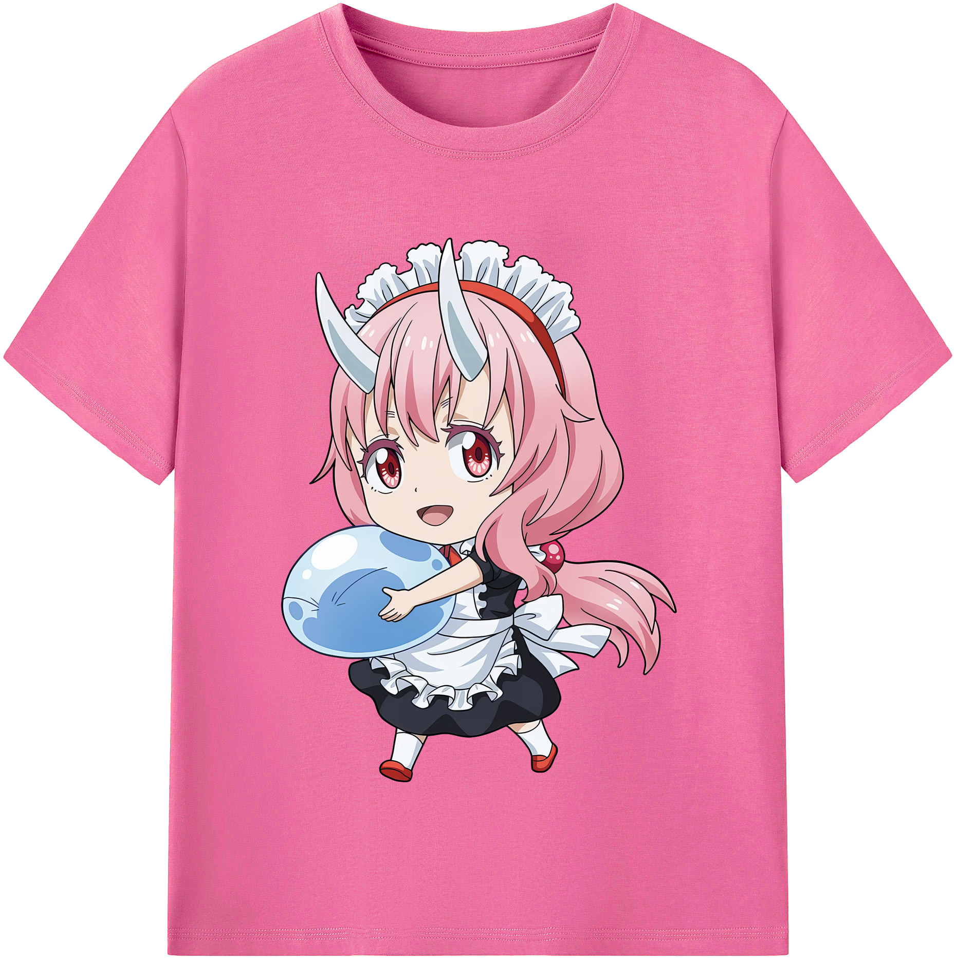 （画像用） 転スラ Regarding Reincarnated to Slime レディースカジュアルプリントTシャツ（綿100％）